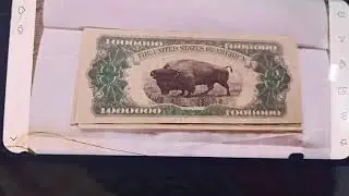 Original 1 Million Dollar Bill