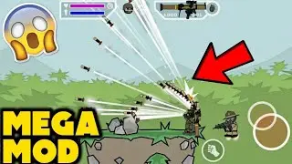 Mini militia hack gameplay||Mini militia doodle army 2 unlimited ammo and unlimited H.P||mega mod