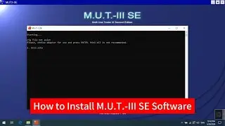 How to Install MUT III SE Mut3 Mitsubishi Diagnostic Software