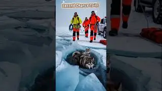 Hope returned: wildlife refuge rescue huskies #uplodeyoutubeshorts #animals #wildlife