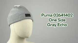 Розпаковка Puma Ess Elevated Rubber Patch Low Crown Bean 02641402 One Size Gray Echo