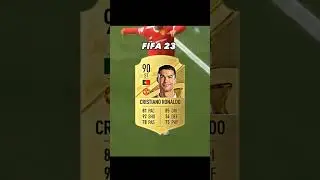Messi & Ronaldo Fifa 23 vs EA FC 24 ratings #football #messi #ronaldo #eafc24 #fifa23 #rating #goats