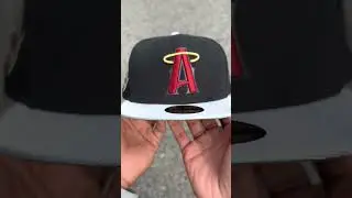 Anaheim Angels Angel Patch New Era 59Fifty Fitted Hat 👼