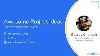 Awesome Project Ideas - For Software Developer Resumes