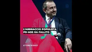 Rosato: l'abbraccio populista PD-M5S ha fallito