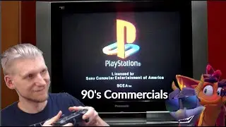 Reacts To 90's Retro PlayStation 1 Commercials