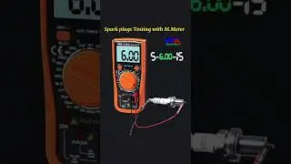 Spark Plugs Testing with Multimeter #sparkplug