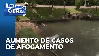 Casos de afogamento, inclusive com mortes, aumentam nos últimos dias e acende alerta dos bombeiros