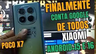 Como remover conta Google de todos os Xiaomi Android 15 e 16 (2026)
