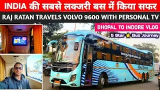 Bhopal To Indore | Volvo 9600 Bus Journey | Raj Ratan Travels 