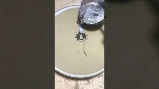 #art #metal #pottery #sand #cake #shortvideo 209 فن صب المعادن
