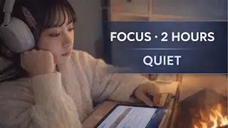 quiet study with me | live | gentle focus