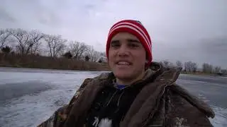 ice fishing fails falling through ice