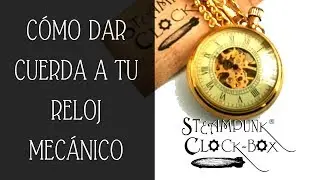 Dar cuerda / cambiar la hora a Reloj de bolsillo
