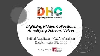 DHC:AUV Initial Applicant Q&A Webinar, September 25, 2025