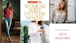 How to draft shirt pattern | Shirt Pattern drafting | Womens shirt pattern making..
