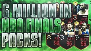 UNREAL PULLS! 6 MILLION in NBA FINALS PACKS! NBA Live Mobile