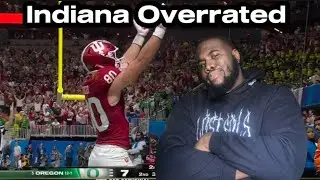 OREGON BIG TRASH 🗑️!!! #5 OREGON VS #1 INDIANA | CFB PLAYOFFS | #collegefootball #cfb #espn 