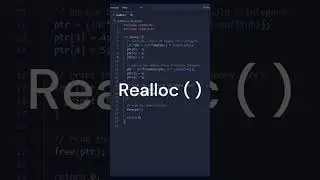 Realloc ( ) memory allocation in c programming #coding