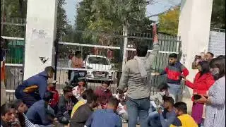 protest kuk|| online exam want || strike from govt pg college sector 1 panchkula
