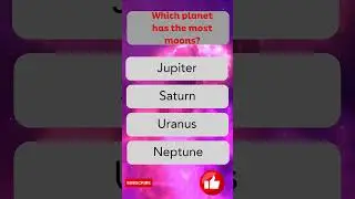 Solar System | MCQ | General Knowledge  #quizze #science #riddles #education