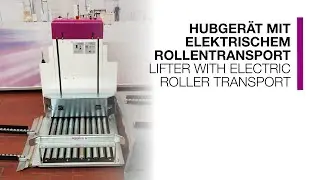 BLOKSMA &bull; elektr Rollentransport &bull; lifter with electric roller transport