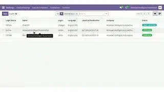 Odoo User Login Activity Demo