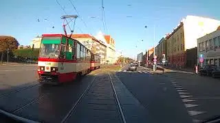 Tramwajem przez Gdańsk - 17 września 2014 Pesa Swing 120NaG #1017   Siedlce - Oliwa