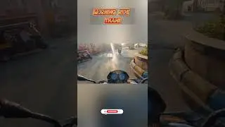 Morning Ride Thane | itsAmanSingh #thane #automobile #upvanlake #motovlog #trending #viralshorts