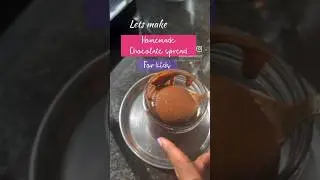 Homemade healthy chocolate spread or healthy nutella at home recipe for kids(kids healthy recipes)