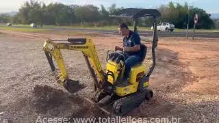 LEIL&Atilde;O  - MINI ESCAVADEIRA YANMAR SV08