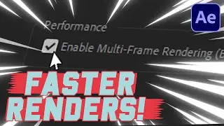 Multi-Frame Rendering in After Effects ?! 🤯🏃💨