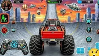&ldquo;इतना खतरनाक MONSTER TRUCK GAME 😱 OF | Impossible Stunts Gameplay&rdquo;