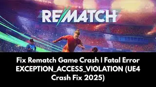 The #1 Reason Your Rematch Game Keeps Crashing with Fatal Error EXCEPTION_ACCESS_VIOLATION