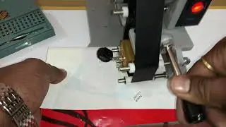 Manual Ribbon Mrp Printing Machine !! Coding Machine