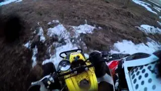 Honda 400ex Raw Gopro footage!!