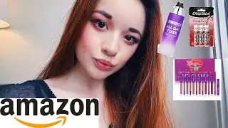 AMAZON BEAUTY HAUL + TRY ON | UCANBE SETTING SPRAY WEAR TEST