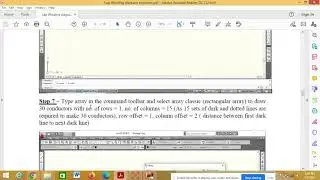Simplex progressive lap winding problem using AutoCAD 2012