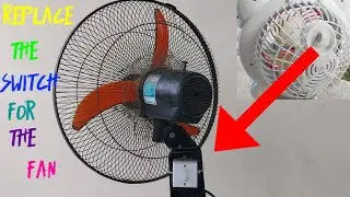 DIY: Modify a Pedestal Fan Switch Using a Mini Fan &ndash; Easy Method