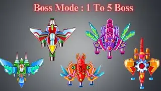 I Crushed Galaxy Attack Alien Shooter Boss 1 To 5 in RECORD Time!