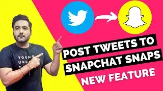 How to share Tweets on Snapchat - New Feature - Twitter Snapchat Instagram Integration