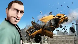 In traffic at a speed of 9999999, can the taxi take you to the navigation point? - GTA4