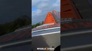 INSANE COASTER launches you through a TUNNEL #shorts