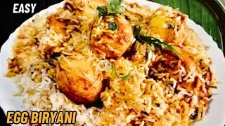 Secret Market Style Egg Biryani Recipe 🔥| Anda Biryani Perfect Taste 