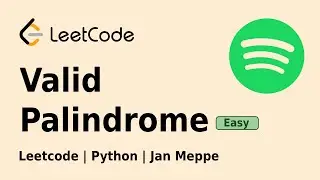 Valid Palindrome - Leetcode 125 - Python
