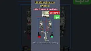 4 wire proximity sensor wiring #electrical