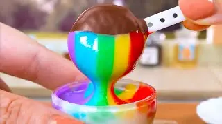 Satisfying Miniature OREO Ice Cream Decorating | Fresh Tiny Cake Recipe Tutorial