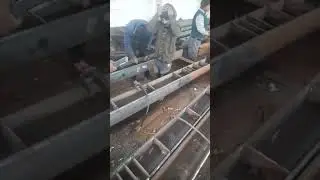 #Manufacturing of #H Beam Sleeper #railway #viral #bridge