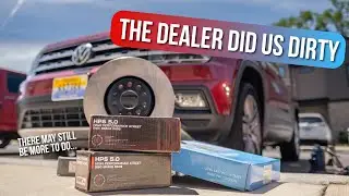 У Atlas появились тормоза... и не только? | Устранение вибрации правого колеса на VW Atlas