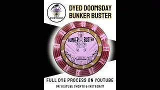 Doomsday Bunker Buster disc dye # #art discgolfdye #discgolf #discdyes #discdyeing